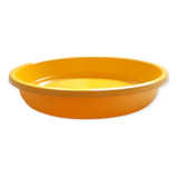 Plato Redondo Maceta Plastico Ta Plastic N24 Color Amarillo Plato Clasico Redondo