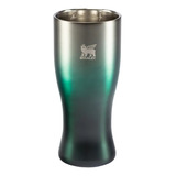 Pilsner Glass Stanley Aço Inox Happy Hour 444ml Hoppy Haze Cor Inox - Verde Liso