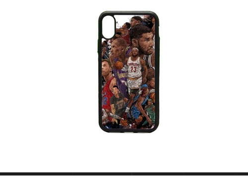 Funda Protector Para iPhone Nba Stars Basquet