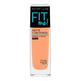 Base De Maquillaje Piel Mixta/grasa Fit Me Matte Maybelline