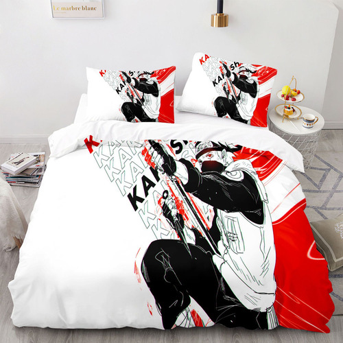 Anime Naruto Kakashi Funda De Edredón Fundas De Almohada A