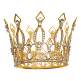 Coronas Redondas De Reina For Mujer, Corona De Tiara De  [u]
