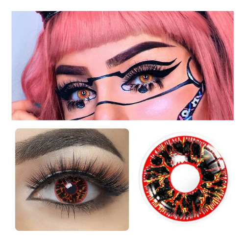 Lentes Contacto Realistas Para Cosplay Diseños Sorprendentes