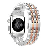 Pulseira Metal 7 Elos Para Apple Watch 3 38mm Series 1 2 3