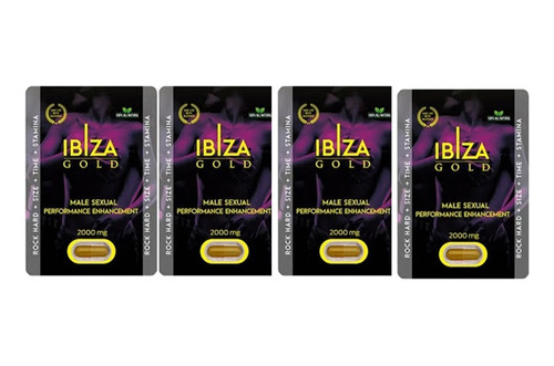 4 Ibiza Gold Capsula Vigorizante Masculino + Rendimiento