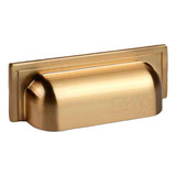 Puxador Moveis Plymouth Gold Escovado 80mm - Zen Design