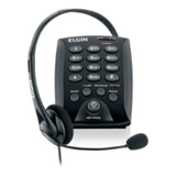 Telefone Headset Telemarketing Elgin 6000 Base Discadora