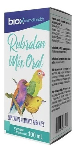 Rubralan Mix Oral 100ml Suplemento Para Aves- Imediato