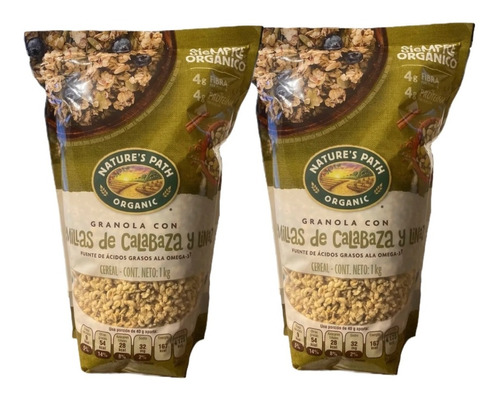 Granola Semilla Calabaza Linaza Natures Path Organic 2kg