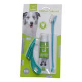 Pack2 Cepillo Y Pasta De Dientes Para Mascotas Perro Dental 