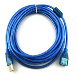 Cable Extension Usb Macho Hembra 2.0 Mallado Alargue 1.5 Mts