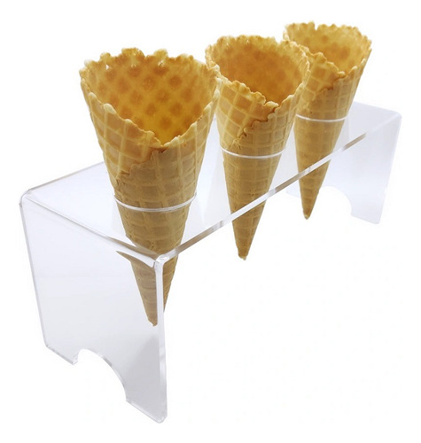 Suporte Pizza Cone Casquinha Cascão Temaki Sorvete 03 Furos