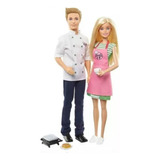 Muñecos Barbie Chef & Ken - Original Barbie Mattel !