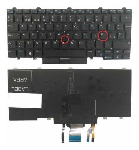 Teclado Dell Latitude E5470 E5450 E7450 E7470 E7480 Backlit