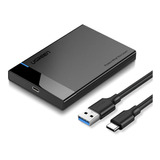 Case Externa Ugreen Us221 Usb Tipo C P Ssd E Hdd 2.5 Pol.