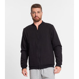 Jaqueta Plus Size Masculina Em Moletom Diametro Preto