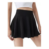 Falda Short Plisada Mujer 