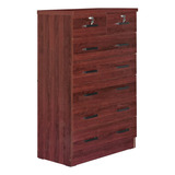 Better Home Products Cindy Cómoda De Madera Con 7 Cajones