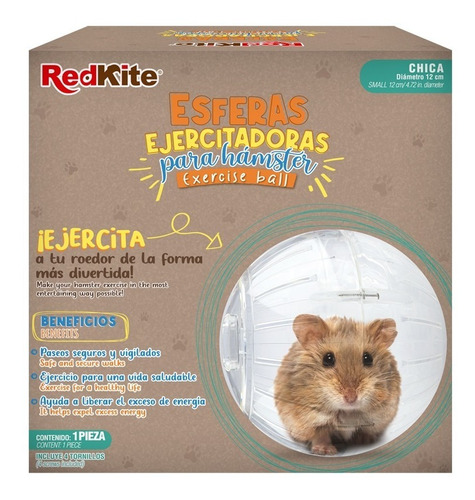 Esfera Ejercitadora Chica Transparente P/ Hamster Redkite
