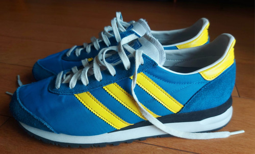 Tênis adidas Marathon 85 - Azul E Amarelo - Raro