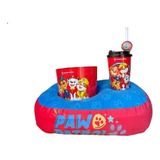 Kit Almofada Pipoca Veludo Patrulha Canina 10065179