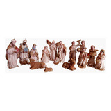 Nacimiento Navideño 14 Piezas Figuras De Resina 12 Cm