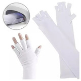 Guantes Protectores Rayos Uv Manicuria Cortos