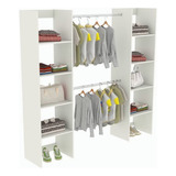 Closet De Madera Multifuncional 150 Hasta 200 Cm Ajustable