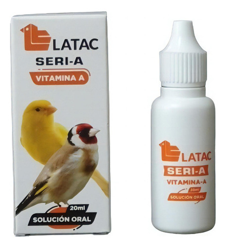 Seri - A Latac Vitamina A De 20ml Canarios Aves De Ornato