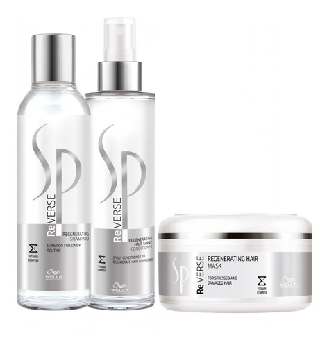 Kit Wella Reverse S+ A+ M Regen - mL a $596