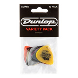 Kit 12 Palhetas Dunlop Lt/md Variety Pack Pvp101 Sortidas Cor Unica