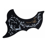 Pickguard Para Guitarra Acustica Alice Colibri Negro