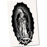 Calcomanía Virgen De Guadalupe  Resiste Agua Sol Para Auto