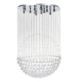 Candil De Cristal Cortado Gamalux Williams Krystal Esfera De 13 Luces Gu10 Cromado