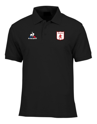 Camiseta Tipo Polo América De Cali  Logos Bordados