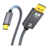 Dbilida Cable Usb C A Displayport 1.4 De 8k Certificado Vesa