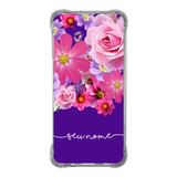 Capa Capinha Personalizada De Celular Case Com Nome Cn33