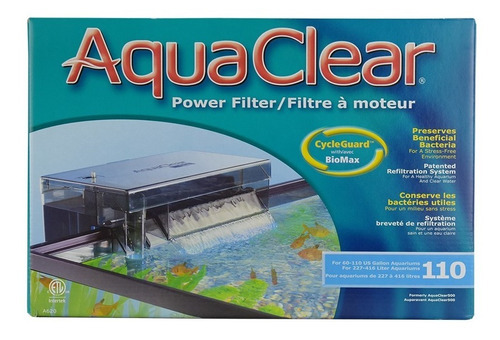 Filtro Cascada Aquaclear 110 Acuarios Peceras P/ 416 Litros