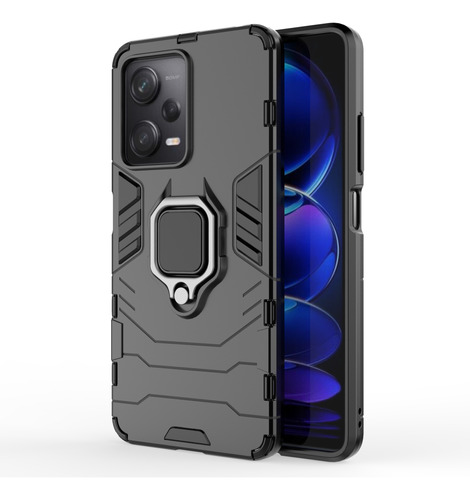 Funda Uso Rudo Armor Ring + Cristal 9d Para Poco X5 Pro