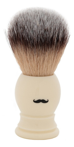 Brocha De Afeitar The Shaving Co. Mango Resina Marfil 23mm Color Crema El Brush Es Ergonomico Para Una Mejor Afeitada Y Durabilidad. Cerdas Sinteticas Especialmente Diseñadas Para El Ser Humano