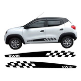 Kit Adesivo Faixa Lateral Renault Kwid 2017 2018 2019 