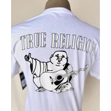 Camiseta True Religión Blanca Estampado