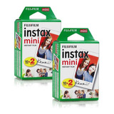 Filme Instax Mini Instantâneo Fujifilm - Kit 40 Fotos