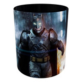 Mugs Batman Armor Pocillo Gamers Color Negro