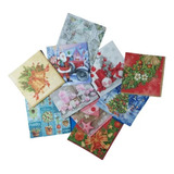 Set 20 Servilletas Decoupage Diseños  Navidad