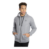 Campera Topper Essentials Hombre Moda Gris Melange