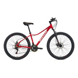 Bicicleta Urbana Femenina Bianchi Advantage Sx R27.5 Único 21v Frenos De Disco Mecánico Cambio Shimano Tz-50 Color Rojo