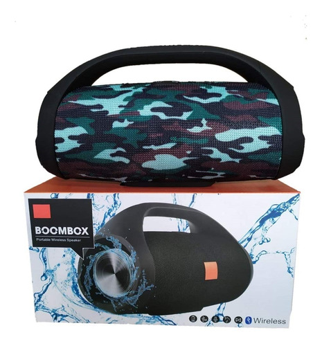 Caixa De Som Boombox Mini - Pontente 40w -22cm