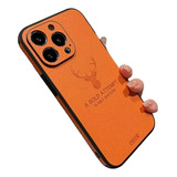 Capinha Case Couro Cervo Lançamento Para iPhone 12 Pro Max