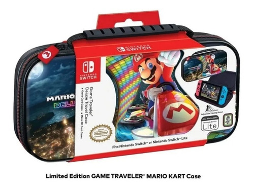 Deluxe Travel Case Mario Kart 8  Switch E Switch Lite